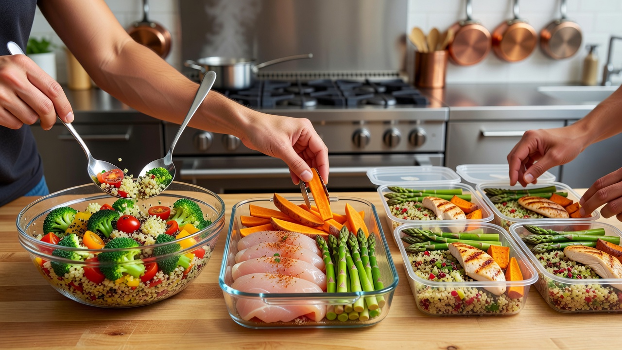 Preparation of nutrient-rich fitness meals